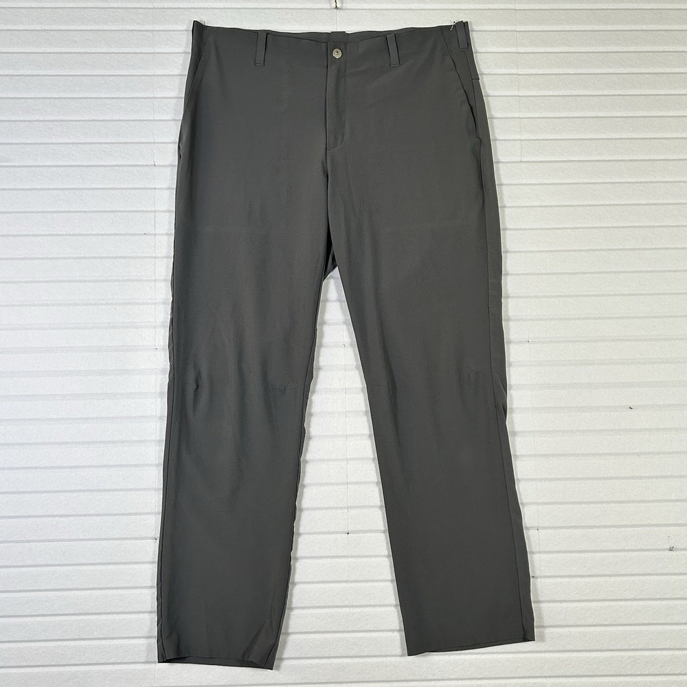 Nike Tiger Woods TW Adaptive Fit Golf Pants Men's 34x30 Gray Dri-FIT 585784-021
